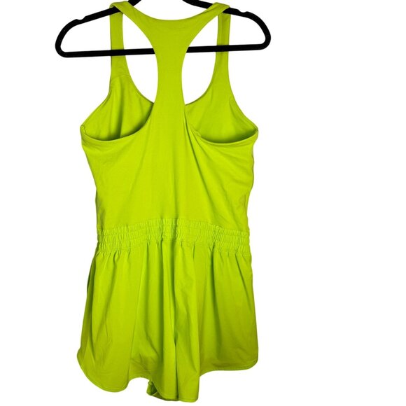 Aerie Offline Hot Stuff Romper NWT Neon Lime Green Size XL Tennis Pickleball - Picture 4 of 10
